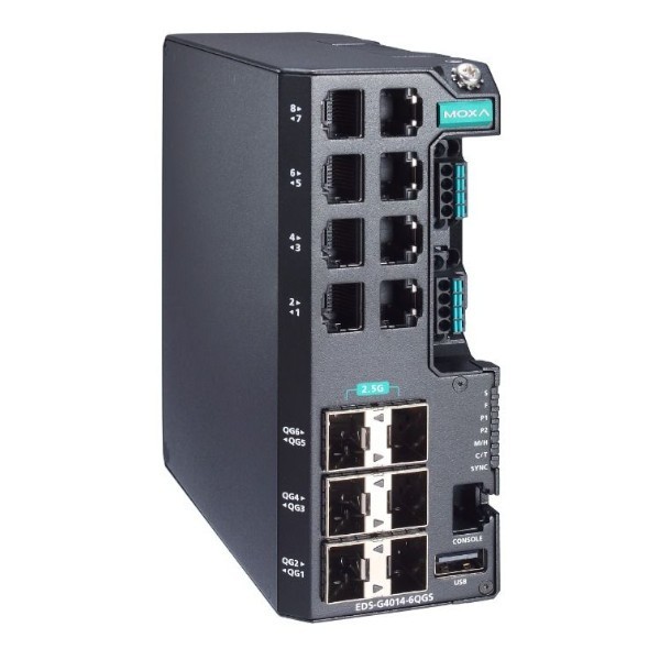 EDS-G4014-6QGS-LV switch 14-portowy Full Gigabit Ethernet zarządzalny