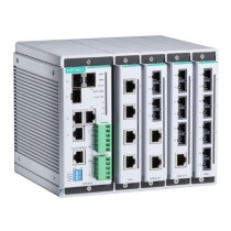 EDS-619 19-portowy modułowy switch na szynę DIN, zarządzalny