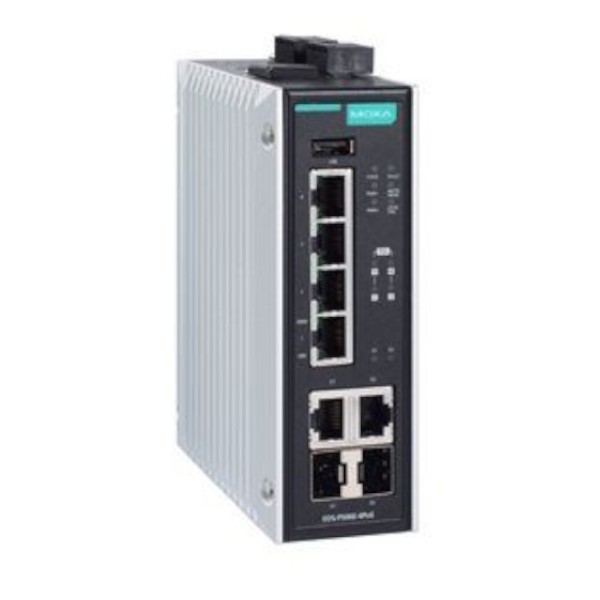 EDS-P506E-4POE-2GTXSFP-T switch zarządzalny 4x Fast Ethernet PoE/PoE+, 2x Gigabit Ethernet combo
