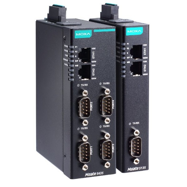 MGate 5435 4-portowa brama Modbus RTU/ASCII/TCP do EtherNet/IP
