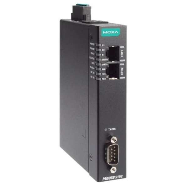 MGate 5192 1-portowa brama IEC 61850-DNP3/IEC 101/IEC 104/Modbus