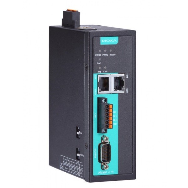 MGate 5118-T Konwerter CAN-J1939 na Modbus/PROFINET/EtherNet/IP