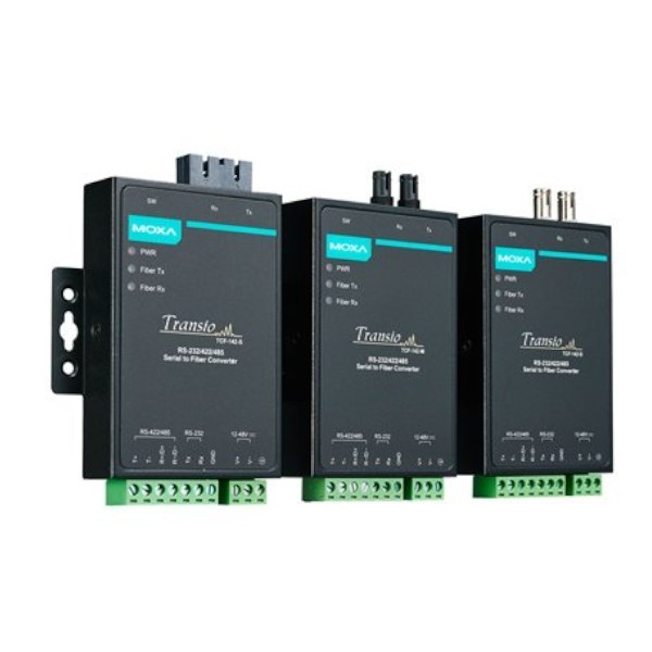 TCF-142-M-SC-T Konwerter portów szeregowych, RS-232/422/485 na światłowód wielomodowy