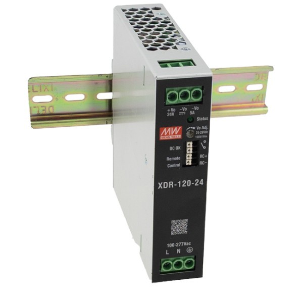 XDR-120-24 Zasilacz na szynę DIN 120W 24V 5A