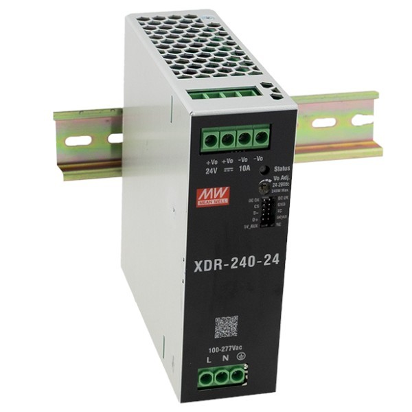 XDR-240-36 Zasilacz na szynę DIN 240W 36V 6.66A