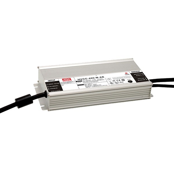 HVGC-480-M-AB Zasilacz prądowy LED IP67/IP65 480W 92~228.5V 2.1~2.625A