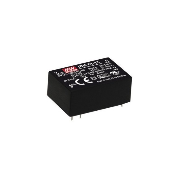 IRM-01-3.3 Moduł AC/DC 1W 3.3V 0.3A