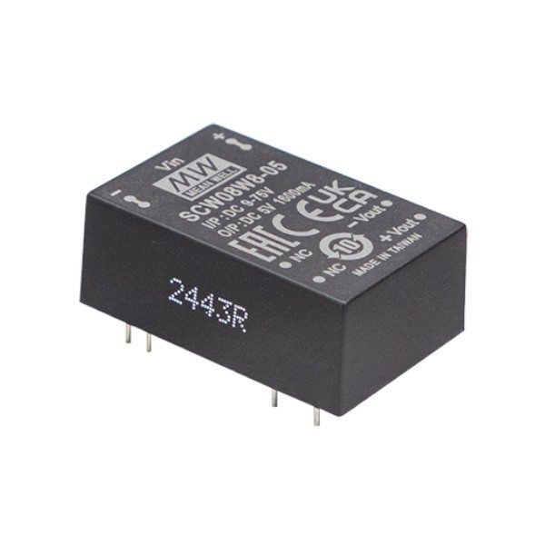 SCW08W8-09 Moduł DC/DC 8W 9~75V/ 9V 0.889A