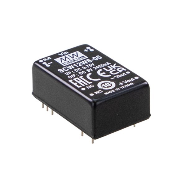 SCW12W8-05 Moduł DC/DC 12W 9~75V/ 5V 2.4A