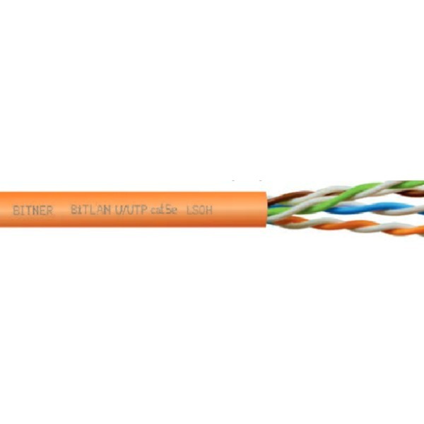 TI0008 Kabel do sieci informatycznych BiTLAN U/UTP cat.5e LSOH 200MHz - karton 305m