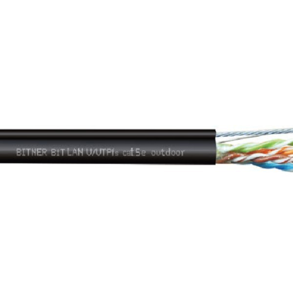 TI0014 Kabel do sieci informatycznych BiTLAN U/UTPfs cat.5e zewnętrzny 200MHz - bęben 305m