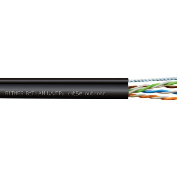 TI0061 Kabel do sieci informatycznych BiTLAN U/UTPs cat.5e zewnętrzny 200MHz - bęben 500m