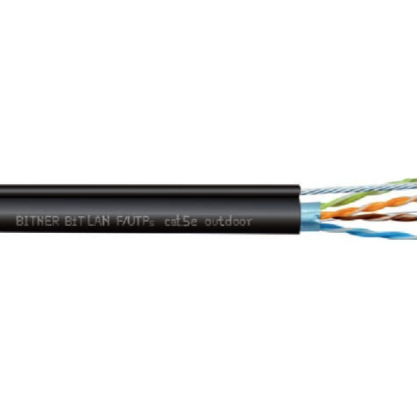 TI0062 Kabel do sieci informatycznych BiTLAN F/UTPs cat.5e zewnętrzny 200MHz - bęben 500m