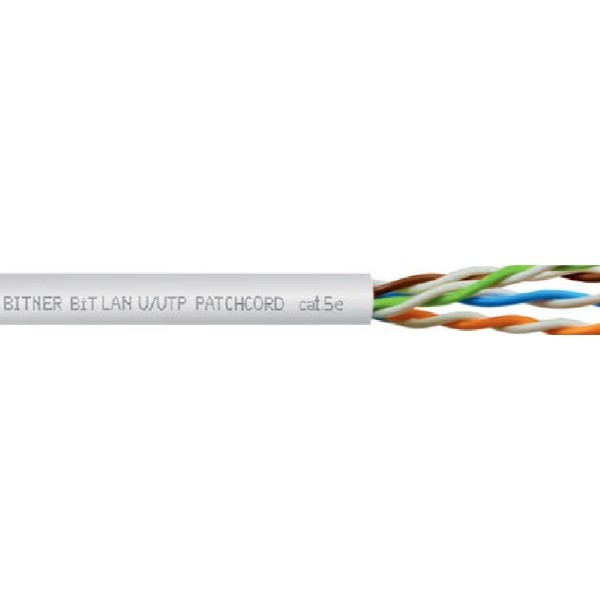 TI0016 Kabel do sieci informatycznych BiTLAN U/UTP cat.5e patchcord 200MHz - bęben 500m