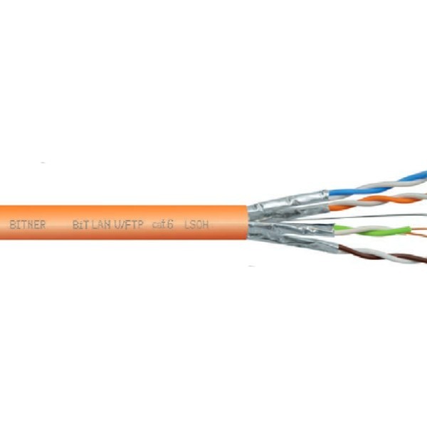 TI0083 Kabel do sieci informatycznych BiTLAN U/FTP cat.6 LSOH 350MHz - bęben 305m