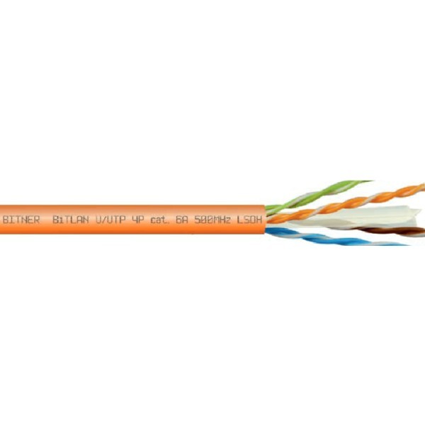 TI0077 Kabel do sieci informatycznych BiTLAN U/UTP 4P cat.6A 500MHz - bęben 500m