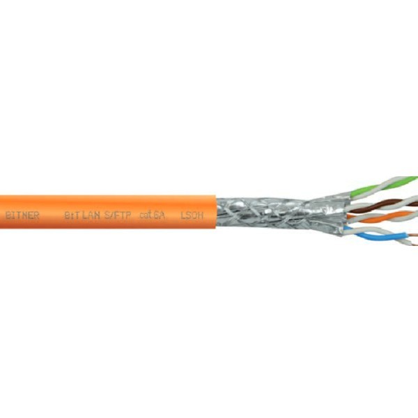 TI0081 Kabel do sieci informatycznych BiTLAN S/FTP cat.6A LSOH 500MHz - bęben 500m