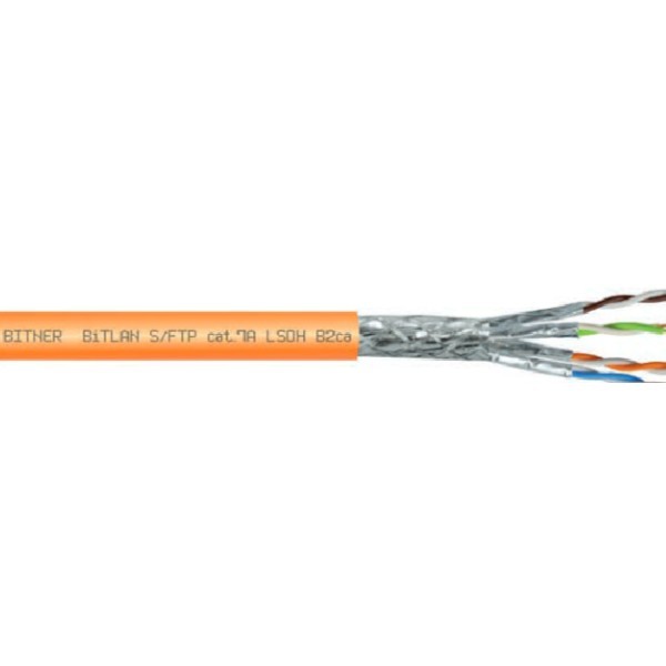 TI0089 Kabel do sieci informatycznych BiTLAN S/FTP cat.7A LSOH B2ca 1200MHz - bęben 500m