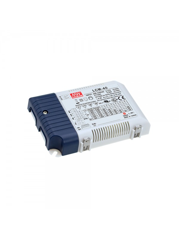 LCM-40 Zasilacz LED 40W 2~100V 0.35~1.05A LCM-40 Zasilacz LED 40W 2~100V 0.35~1.05A