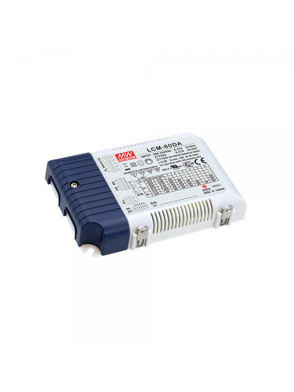 LCM-60DA Zasilacz LED 60W 2~90V 0.5~1.4A LCM-60DA Zasilacz LED 60W 2~90V 0.5~1.4A