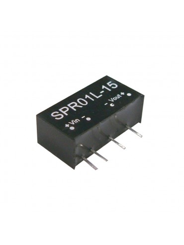 SPR01O-15 Moduł DC/DC 1W 48V±10%/ 15V 0.067A