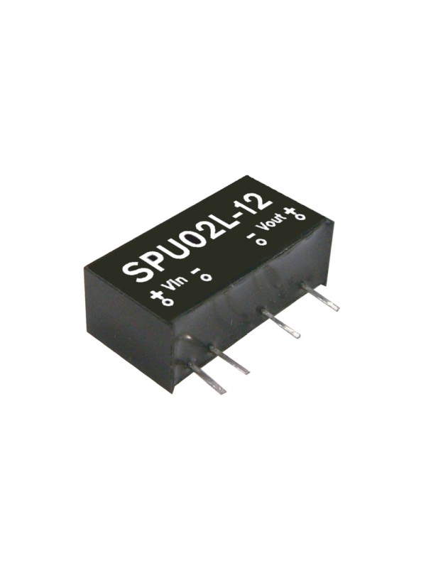 SPU02M-15 Moduł DC/DC 2W 12V±10%/ 15V 0.133A