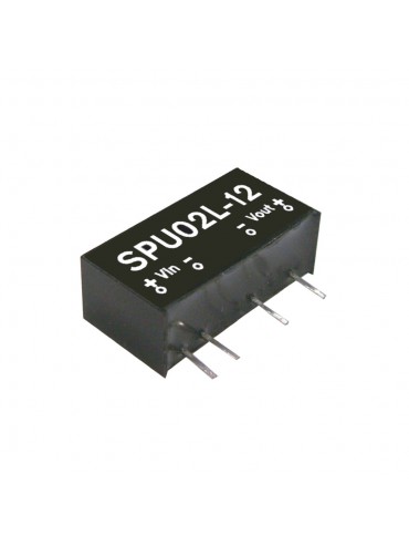 SPU02M-15 Moduł DC/DC 2W 12V±10%/ 15V 0.133A