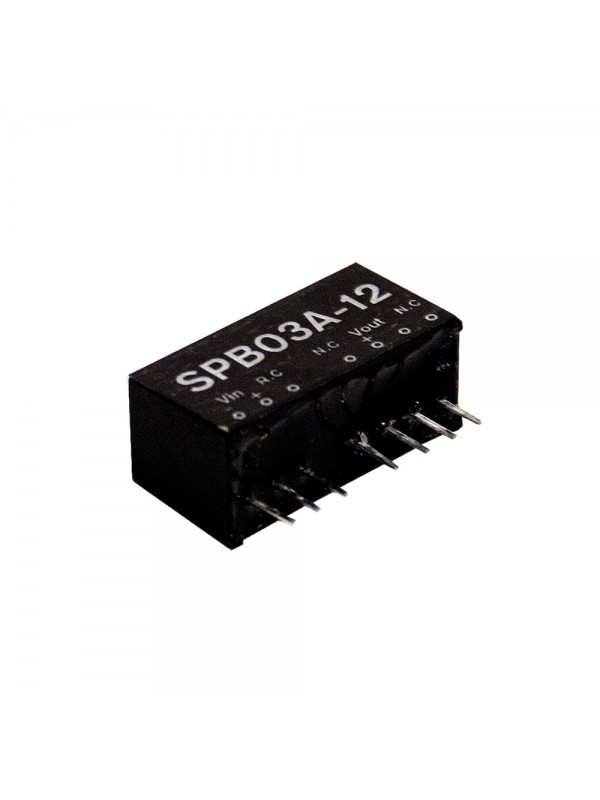 SPB03C-12 Moduł DC/DC 3W 36~72V/ 12V 0.25A SPB03C-12 Moduł DC/DC 3W 36~72V/ 12V 0.25A