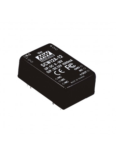 SCW12A-05 Moduł DC/DC 12W 9~18V/ 5V 2.4A