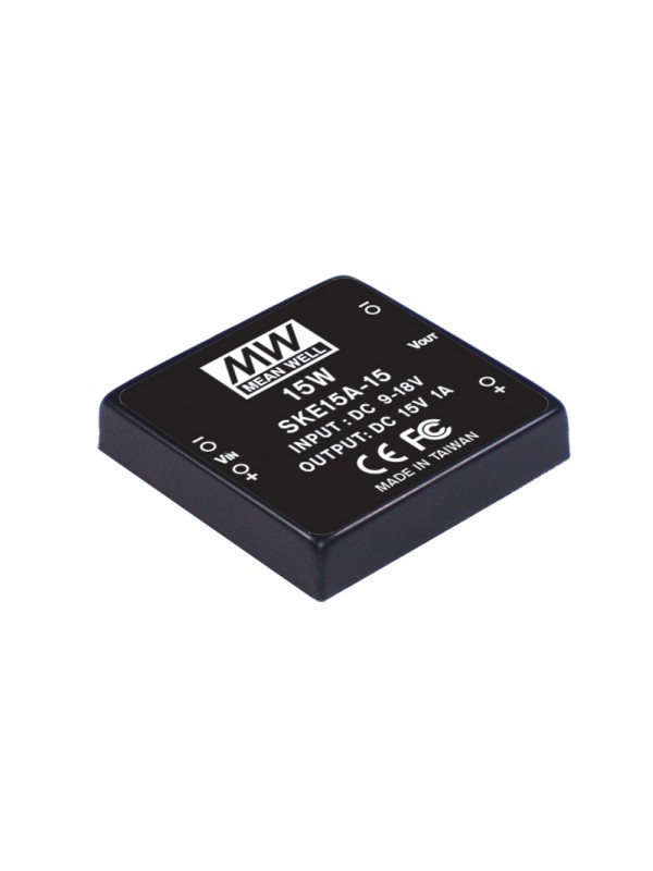 SKE15C-24 Moduł DC/DC 15W 36~72V/ 24V 0.625A SKE15C-24 Moduł DC/DC 15W 36~72V/ 24V 0.625A