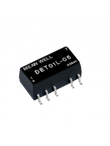 DET01L-05 Moduł DC/DC 1W 5V±10%/ ±5V ±0.1A