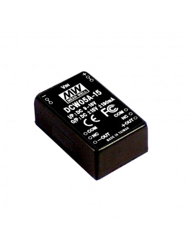 DCW05A-15 Moduł DC/DC 5W 9~18V/ ±15V ±0.19A
