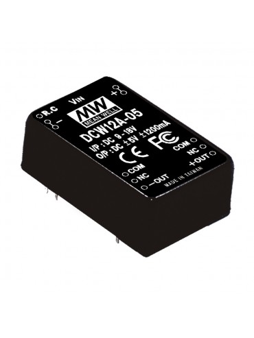 DCW12A-12 Moduł DC/DC 12W 9~18V/ ±12V ±0.5A