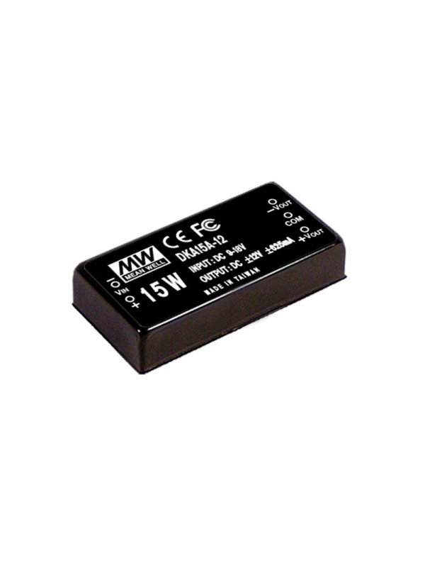 DKA15B-12 Moduł DC/DC 15W 18~36V/ ±12V ±0.625A DKA15B-12 Moduł DC/DC 15W 18~36V/ ±12V ±0.625A