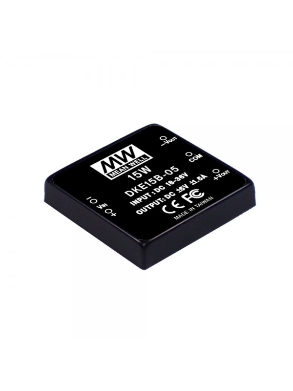 DKE15A-12 Moduł DC/DC 15W 9~18V/ ±12V ±0.625A DKE15A-12 Moduł DC/DC 15W 9~18V/ ±12V ±0.625A