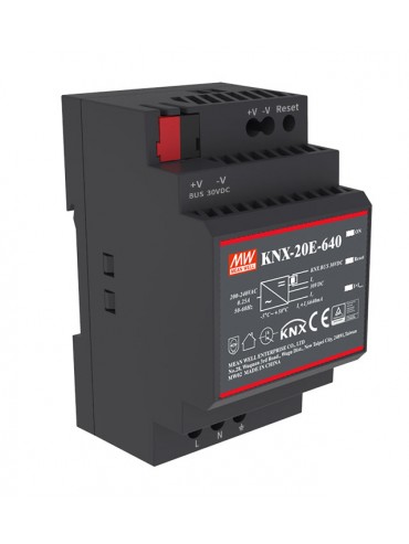 KNX-20E-640 Zasilacz KNX 20W 30V 0.64A