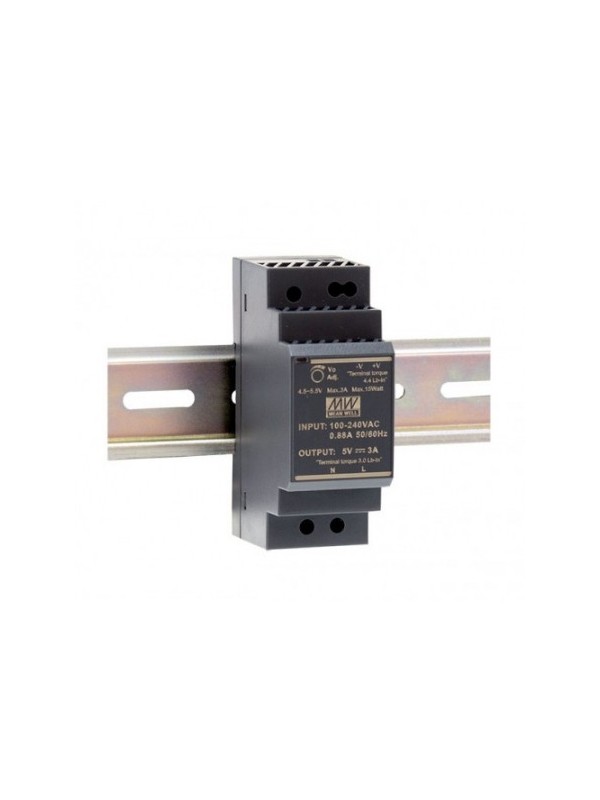 HDR-30-48 Zasilacz na szynę DIN 30W 48V 0.75A HDR-30-48 Zasilacz na szynę DIN 30W 48V 0.75A
