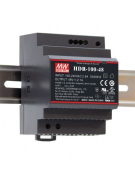 HDR-100-24 Zasilacz na szynę DIN 100W 24V 3.83A