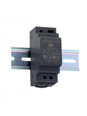 DDR-30L-5 przetwornica DC/DC na szynę DIN 30W 18~75V-5V 6A