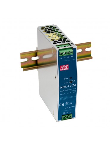 NDR-75-48 Zasilacz na szynę DIN 75W 48V 1.6A