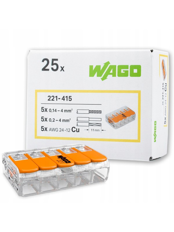 221-415 Złączka WAGO 221-415 Złączka WAGO