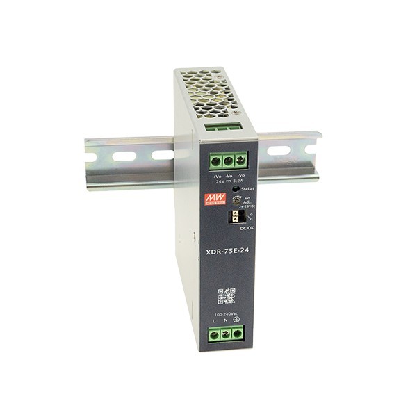 XDR-75E-36 zasilacz na szynę DIN 75.6W 36V 2.1A XDR-75E-36 zasilacz na szynę DIN 75.6W 36V 2.1A