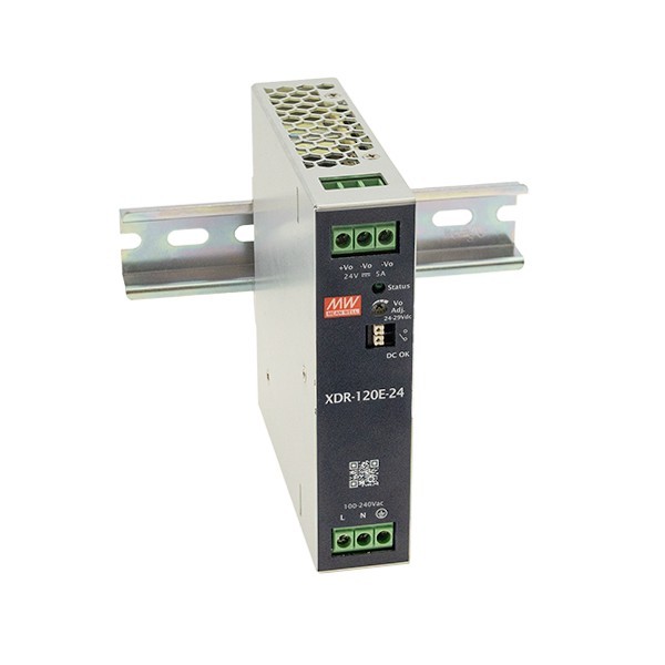 XDR-120E-36 zasilacz na szynę DIN 119.88W 36V 3.33A XDR-120E-36 zasilacz na szynę DIN 119.88W 36V 3.33A