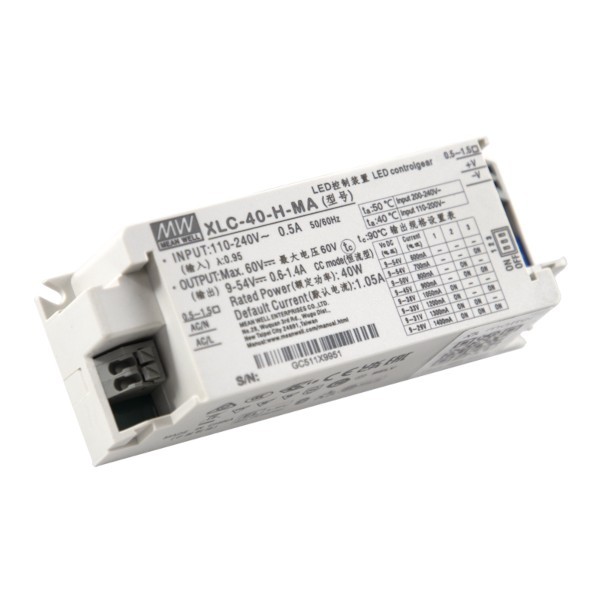XLC-40-H-MA zasilacz LED 40W 9~54V 0.6~1.4A Matter