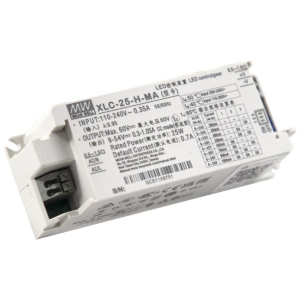 XLC-25-H-MA zasilacz LED 25W 9~54V 0.3~1.05A Matter