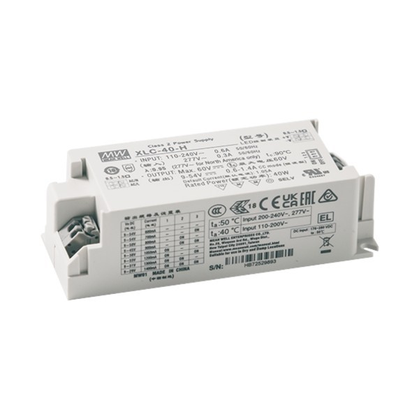 XLC-40-H-DA2 zasilacz LED 40W 9~54V 0.6~1.4A DALI2