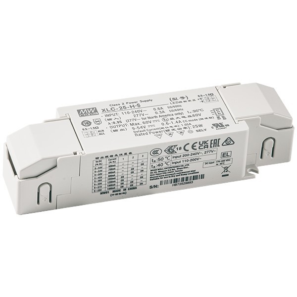 XLC-25-H-DA2SN zasilacz LED 25W 9~54V 0.3~1.05A DALI2 NFC