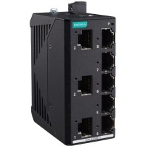 EDS-G2008-EL-T switch 8x Ethernet 10/100/1BaseTx, niezarządzalny, metalowa obudowa, na szynę DIN