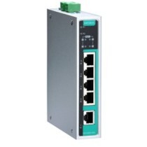 EDS-G205A-4POE-1GSFP 5-portowy niezarządzalny przemysłowy switch gigabitowy z funkcją zasilania PoE