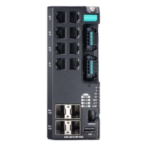 EDS-4012-8P-4GS-LVB-T switch 8xEthernet 10/100BaseTx z 802.3bt PoE,4x100/1000BaseSFP, podwójne zasilanie 12/24/48 VDC